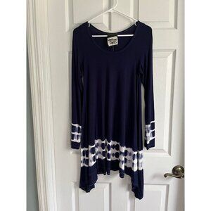 Darlove Jones Blue Tie Dye Mini Dress